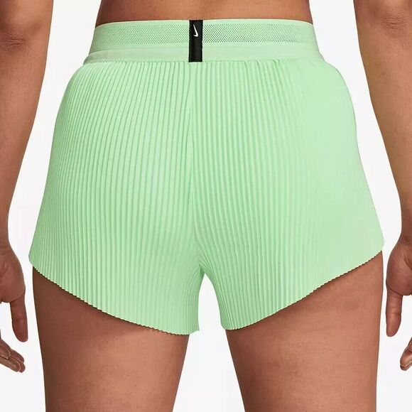 NIKE Women XL AEROSWIFT DRI-FIT ADV 3'' RUNNING SHORTS FN2328 376 GREEN - Picture 9 of 10